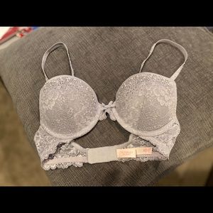 Victoria’s Secret gray push up bra